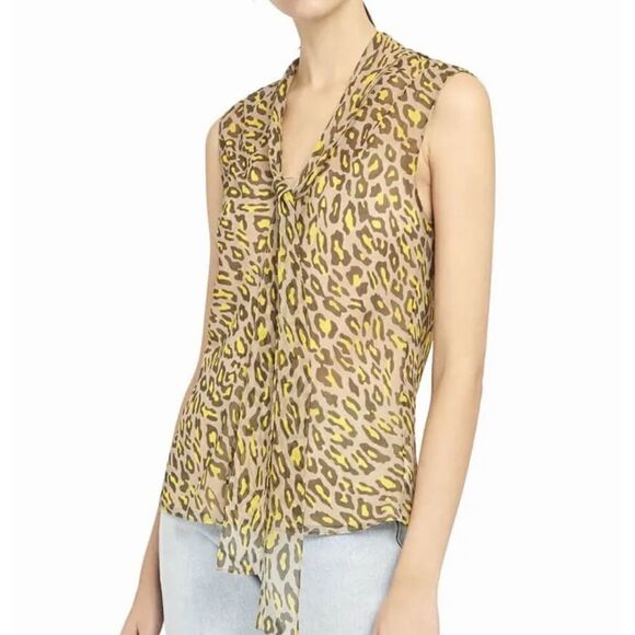 Theory Sleeveless Tie Top - Picture 2 of 8